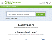 Tablet Screenshot of lustrefx.com